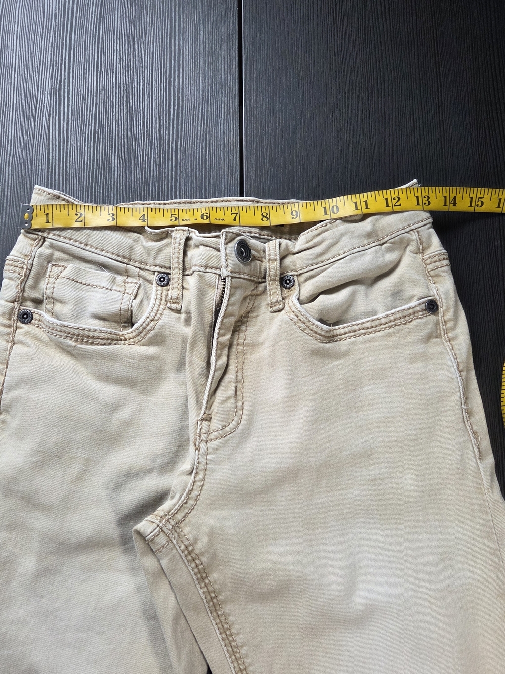 BKE Mens Jake Straight Tan Denim 5 Pocket Pants Size 29 x 32 - Picture 7 of 13